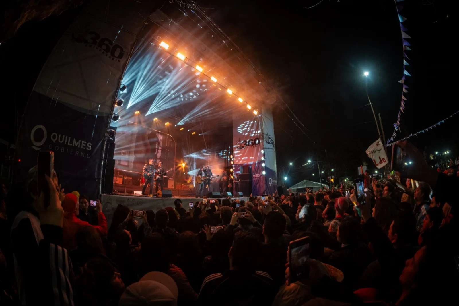 Festival Somos Quilmes durante el cierre por el 360 aniversario