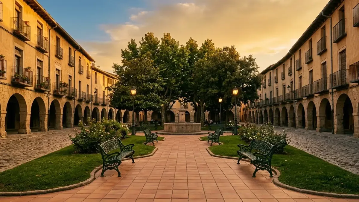 Plaza del casco histórico de Quilmes
